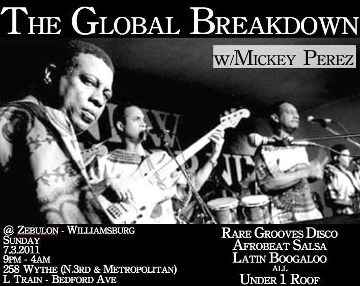 The Global Breakdown - フライヤー表