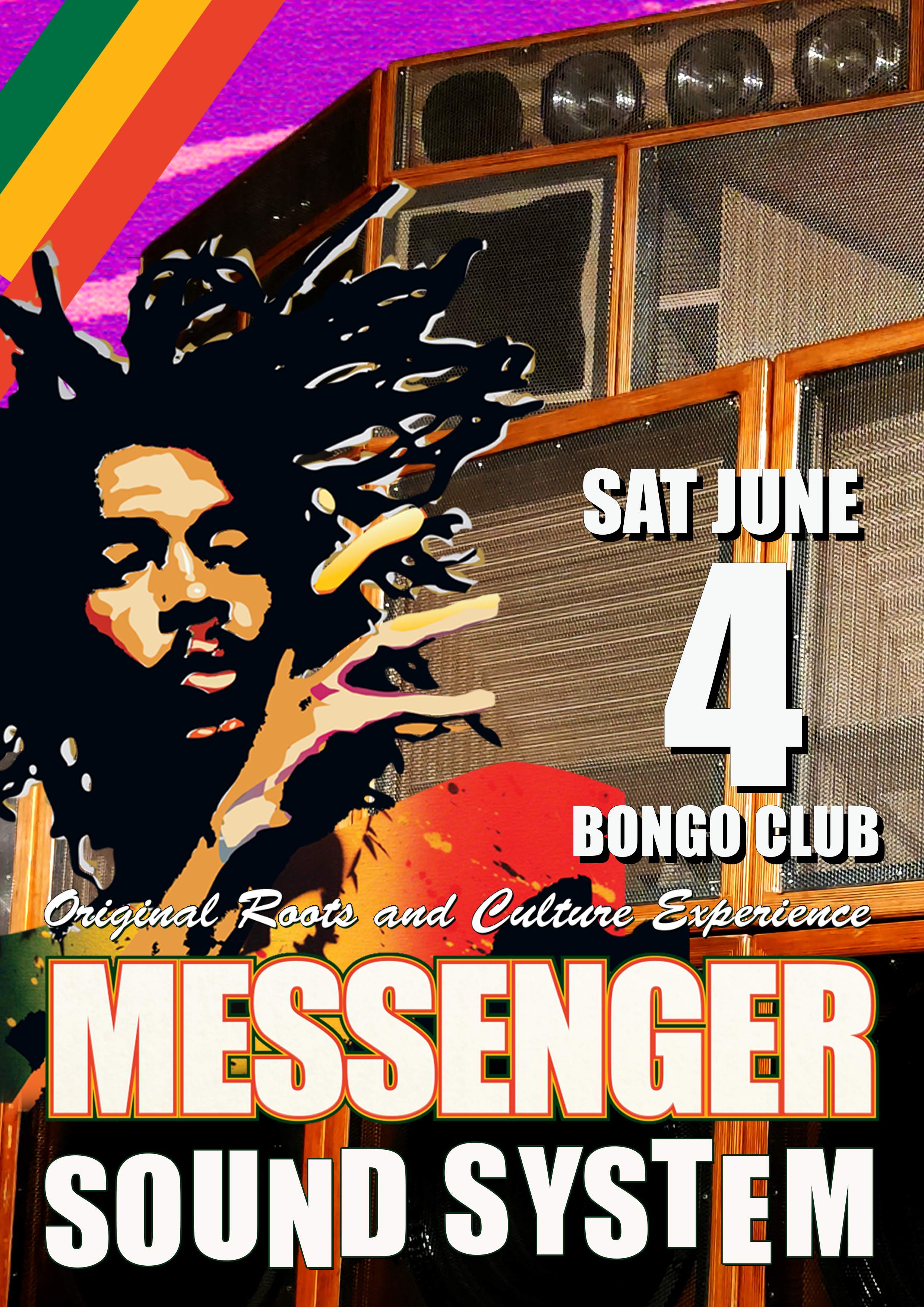 Messenger Sound System feat MC Afrikan Simba at The Bongo Club, Edinburgh