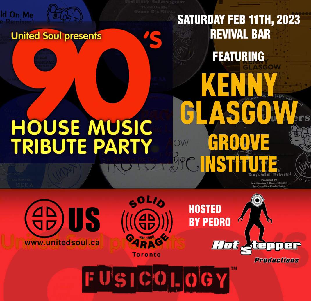 90's House Party with Kenny Glasgow & Groove Institute - Página trasera