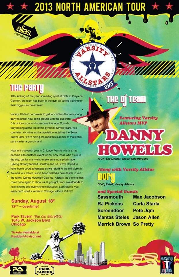 Varsity Allstars Chicago with Danny Howells - Página trasera