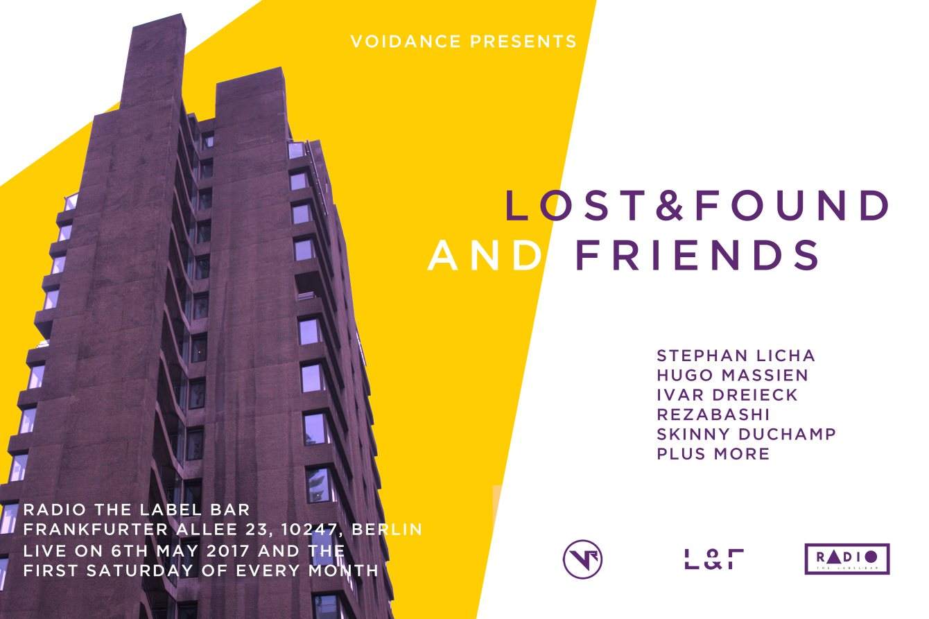 Voidance presents Lost & Found and Friends - Página frontal