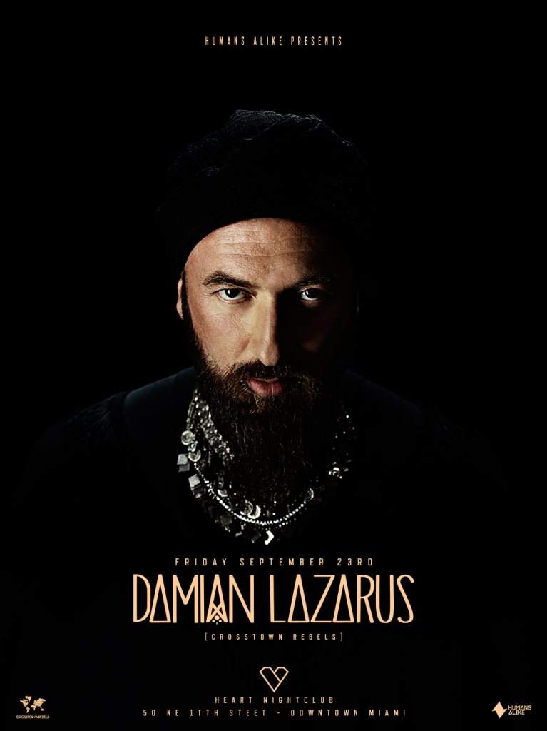 Damian Lazarus - フライヤー表