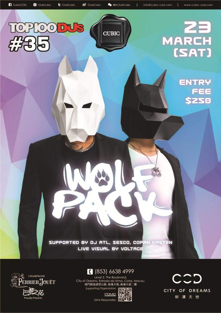 Club Cubic presents Wolfpack - フライヤー表