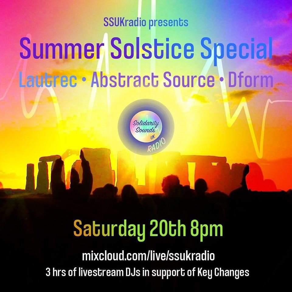 Ssukradio Summer Solstice Special - Donations to Key Changes - フライヤー表
