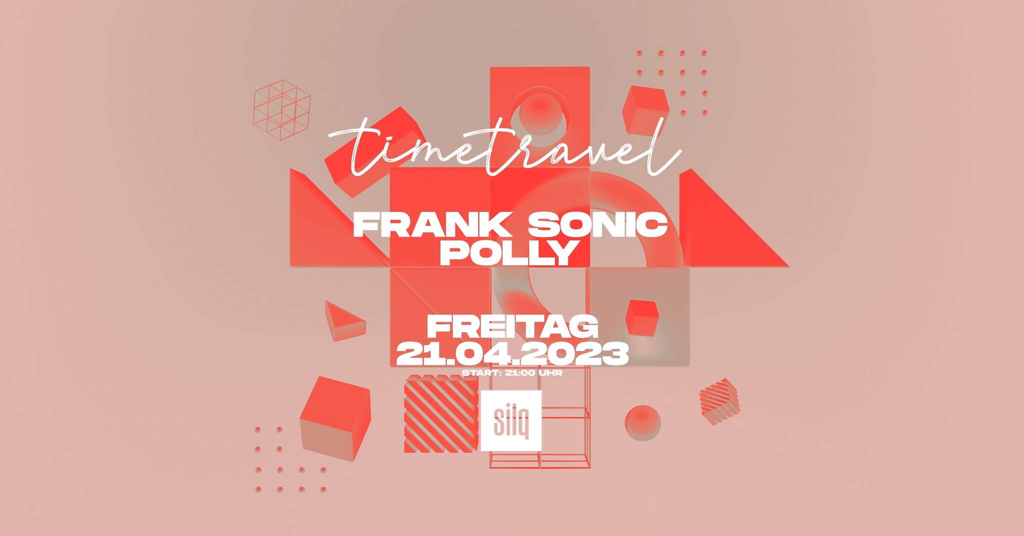 Timetravel with Frank Sonic, Polly - フライヤー表