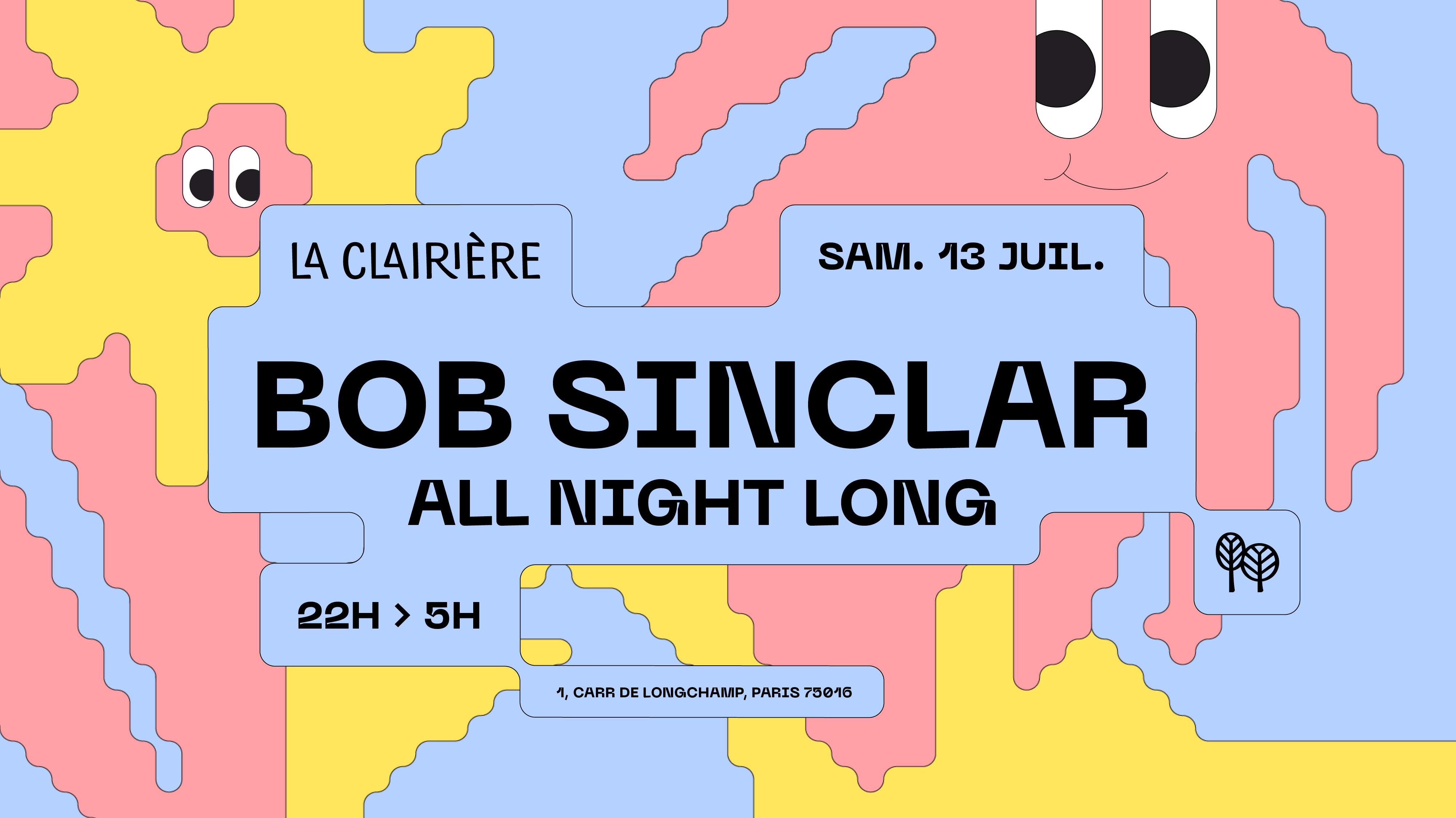 La Clairière: Bob Sinclar - フライヤー表