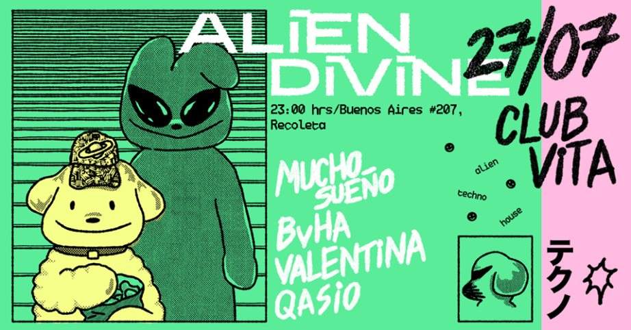 Alien Divine - Página frontal