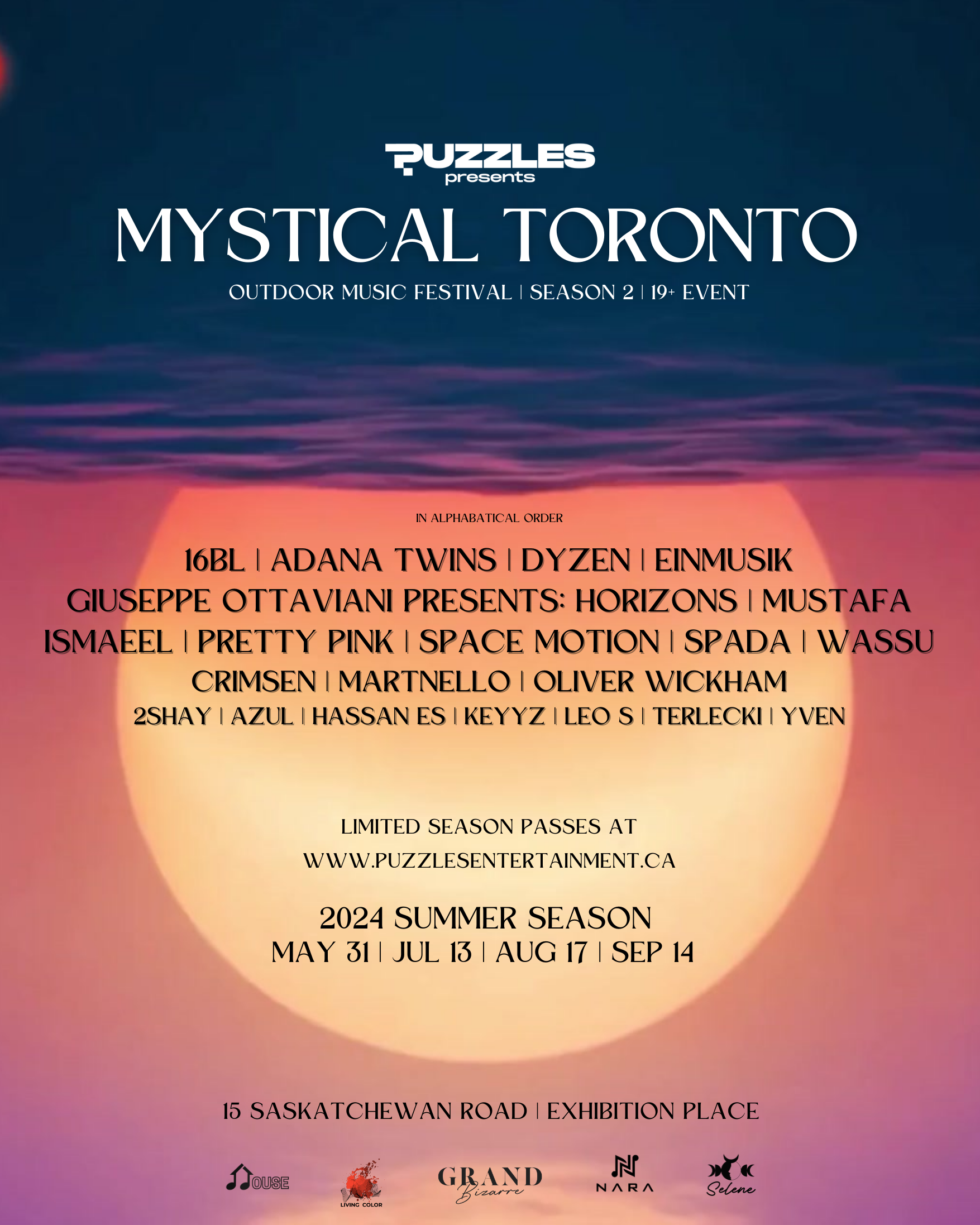 Mystical Toronto: 16BL- Pretty Pink- Mustafa Ismaeel - Página trasera