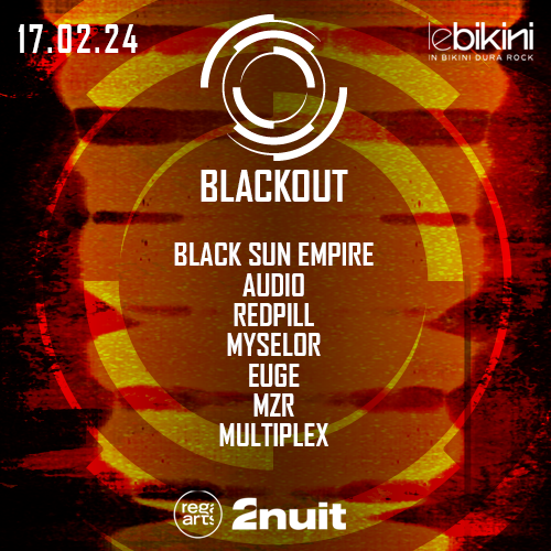BLACKOUT x 2Nuit - フライヤー表