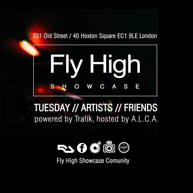 Fly High Recordings Showcase with Djelley & A.L.C.A - フライヤー表