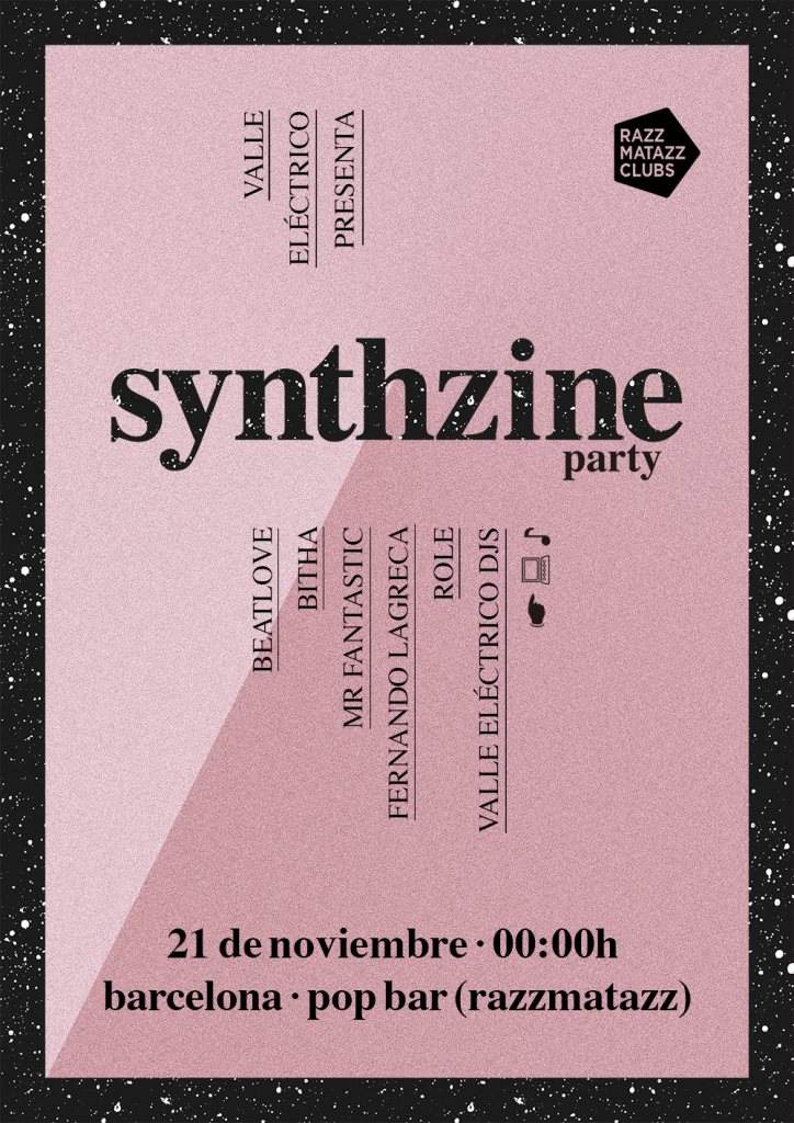 Synthzine Party Barcelona - Valle Eléctrico - Página frontal