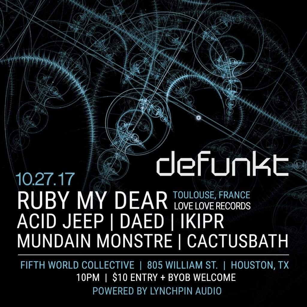 DEFUNKT Feat. Ruby My Dear / Acid Jeep / Daed / Mundain Monstre / Ikipr - Página frontal