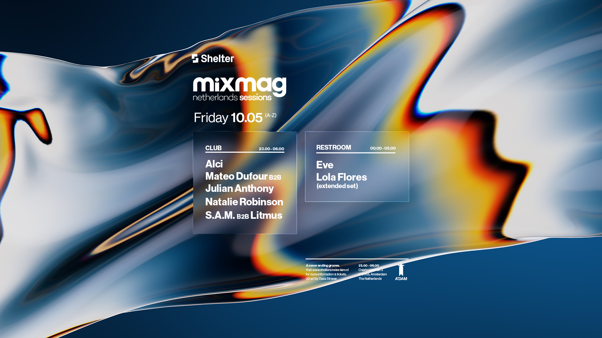 Mixmag Netherlands Sessions - フライヤー表