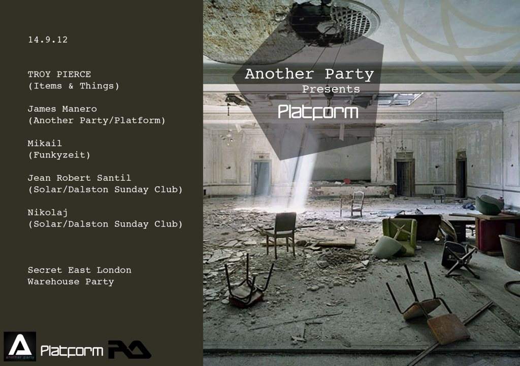 Another Party: Season Opening with Troy Pierce - Página frontal