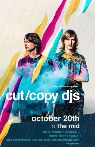 Cut Copy DJs - フライヤー表