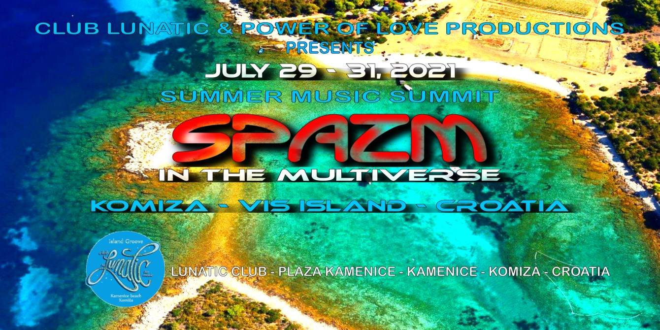 Spazm In The Multiverse - Summer Music Summit - Croatia - フライヤー表