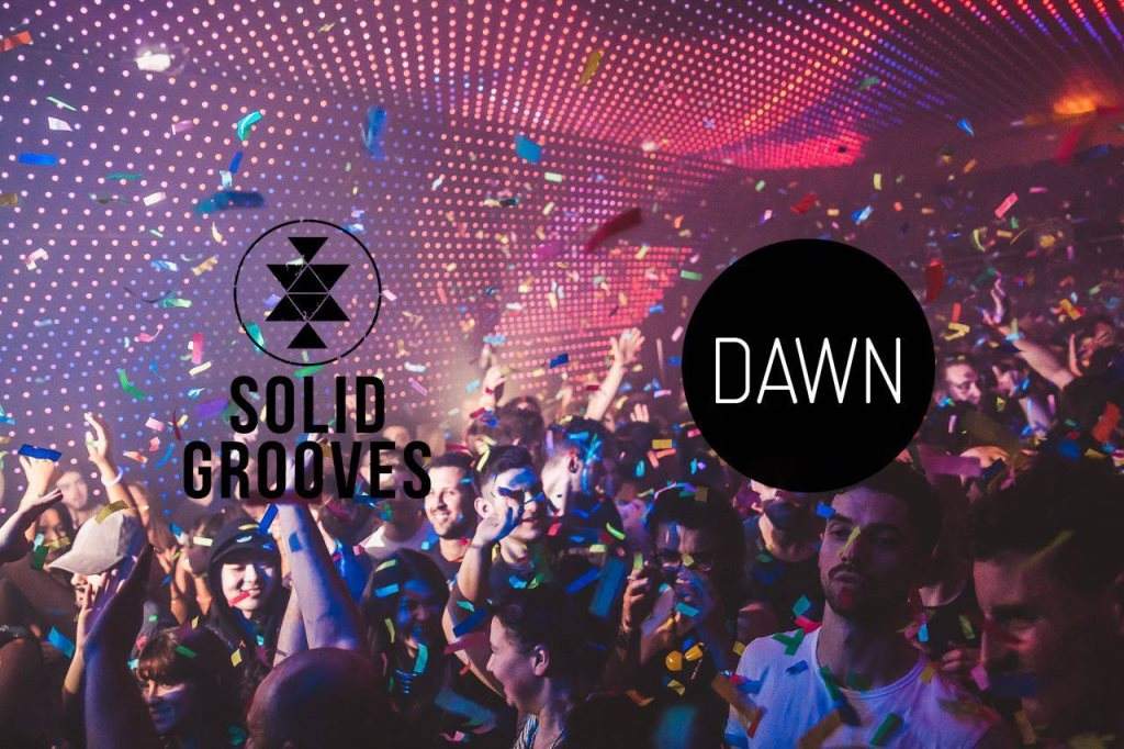 Dawn Afterhours - Solid. Grooves Afterparty - フライヤー表