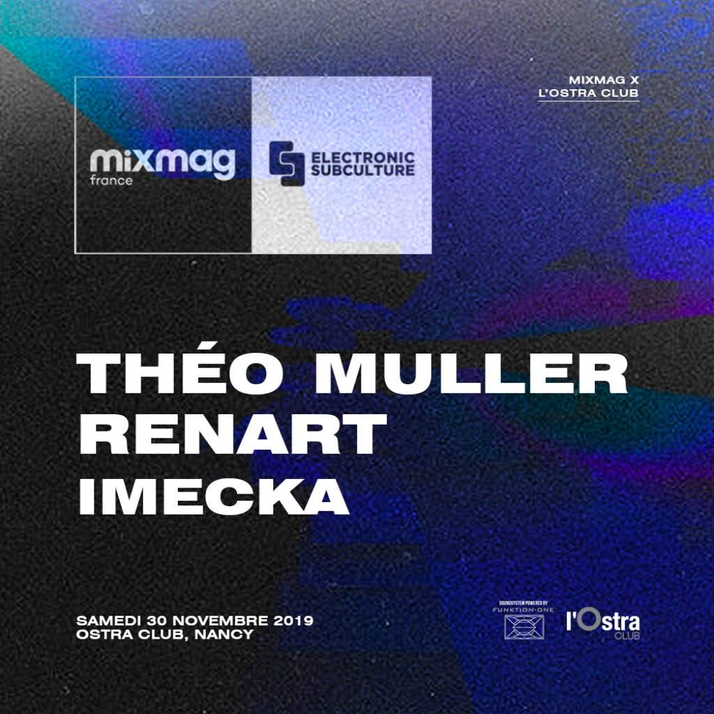 Mixmag x L'ostra // Electronic Subculture w. Théo Muller, Renart - Página frontal