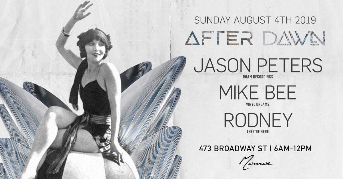 After Dawn with Jason Peters, Mike Bee and Rodney - フライヤー表