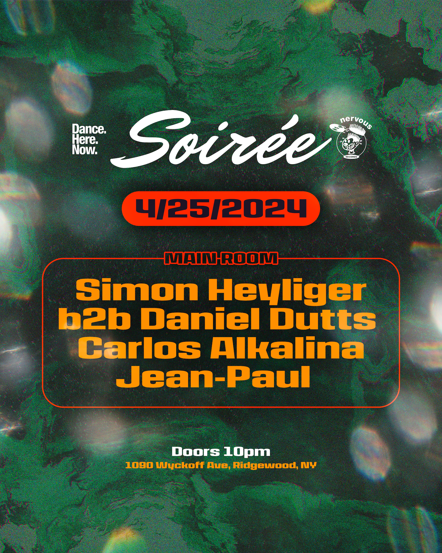 Soirée with Simon Heyliger b2b Daniel Dutts, Carlos Alkalina, Jean-Paul - Página trasera
