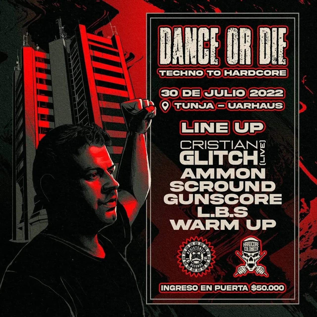 DANCE OR DIE - Cristian Glitch / Live set - Página frontal