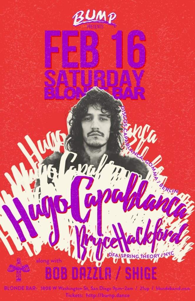 BUMP presents Hugo Capablanca and Bryce Hackford - Página frontal