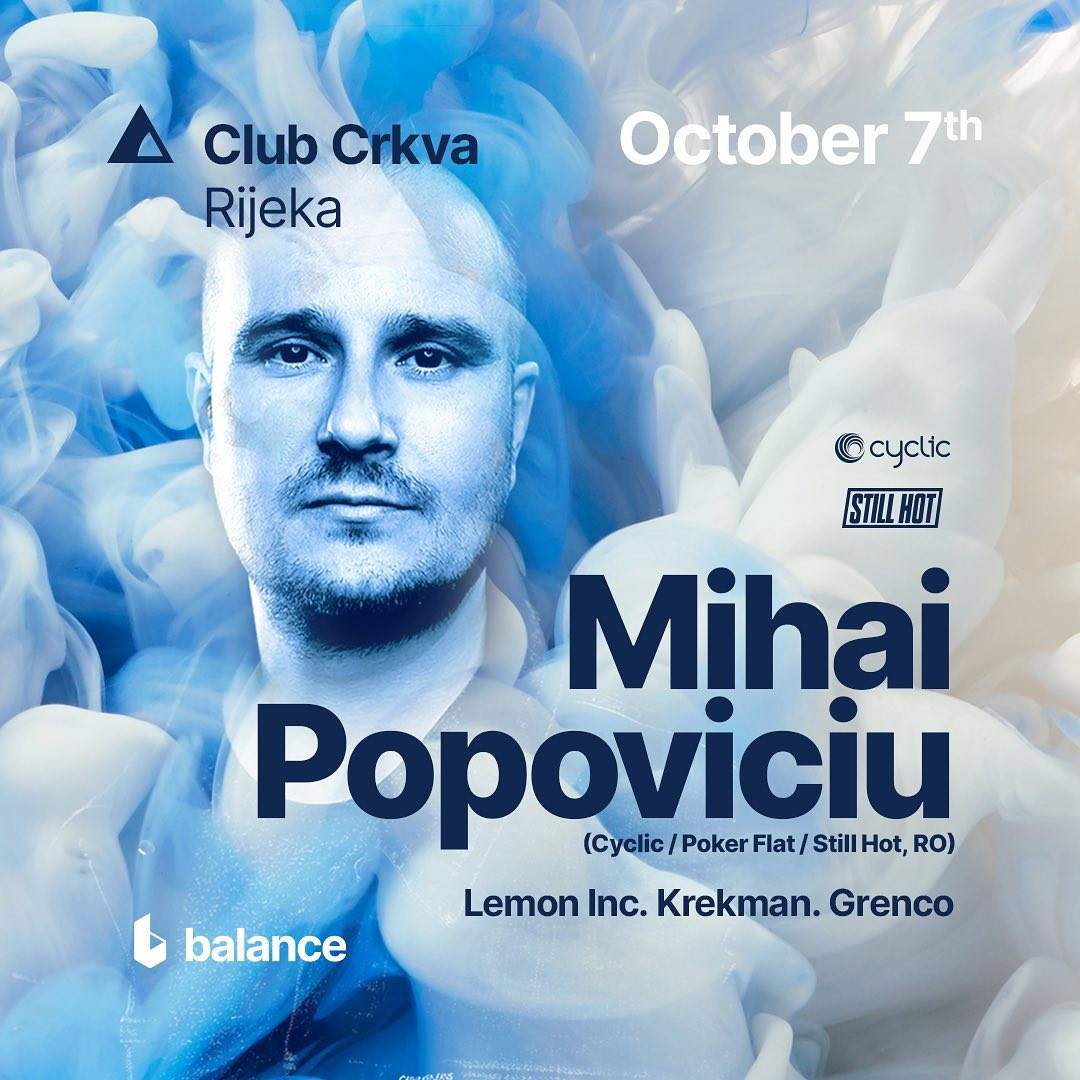 Mihai Popoviciu - フライヤー表