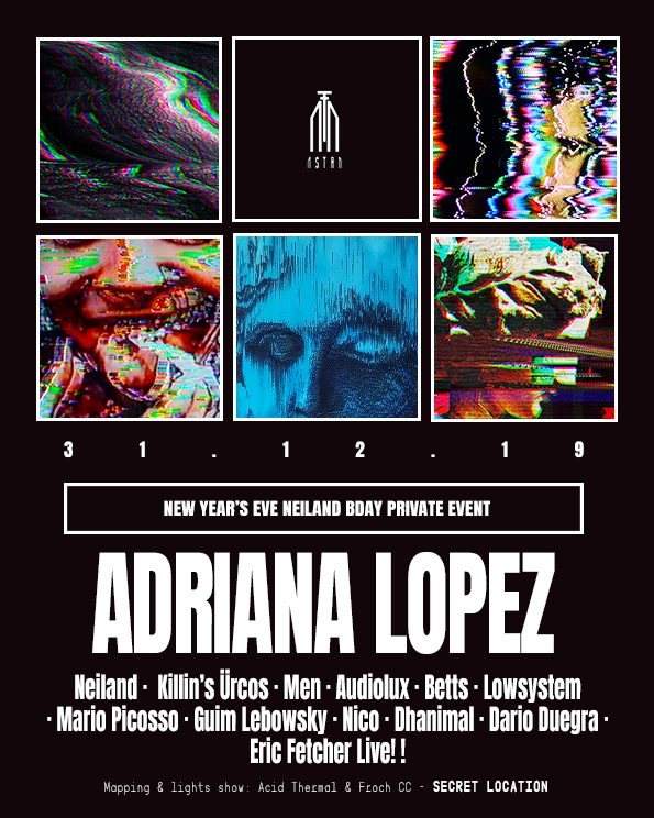 New Year Astra Secret Location with Adriana Lopez - Página frontal
