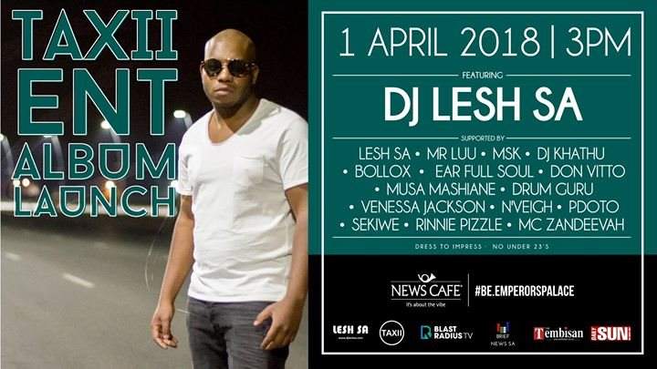 DJ Lesh SA Taxii EP Launch - Página frontal