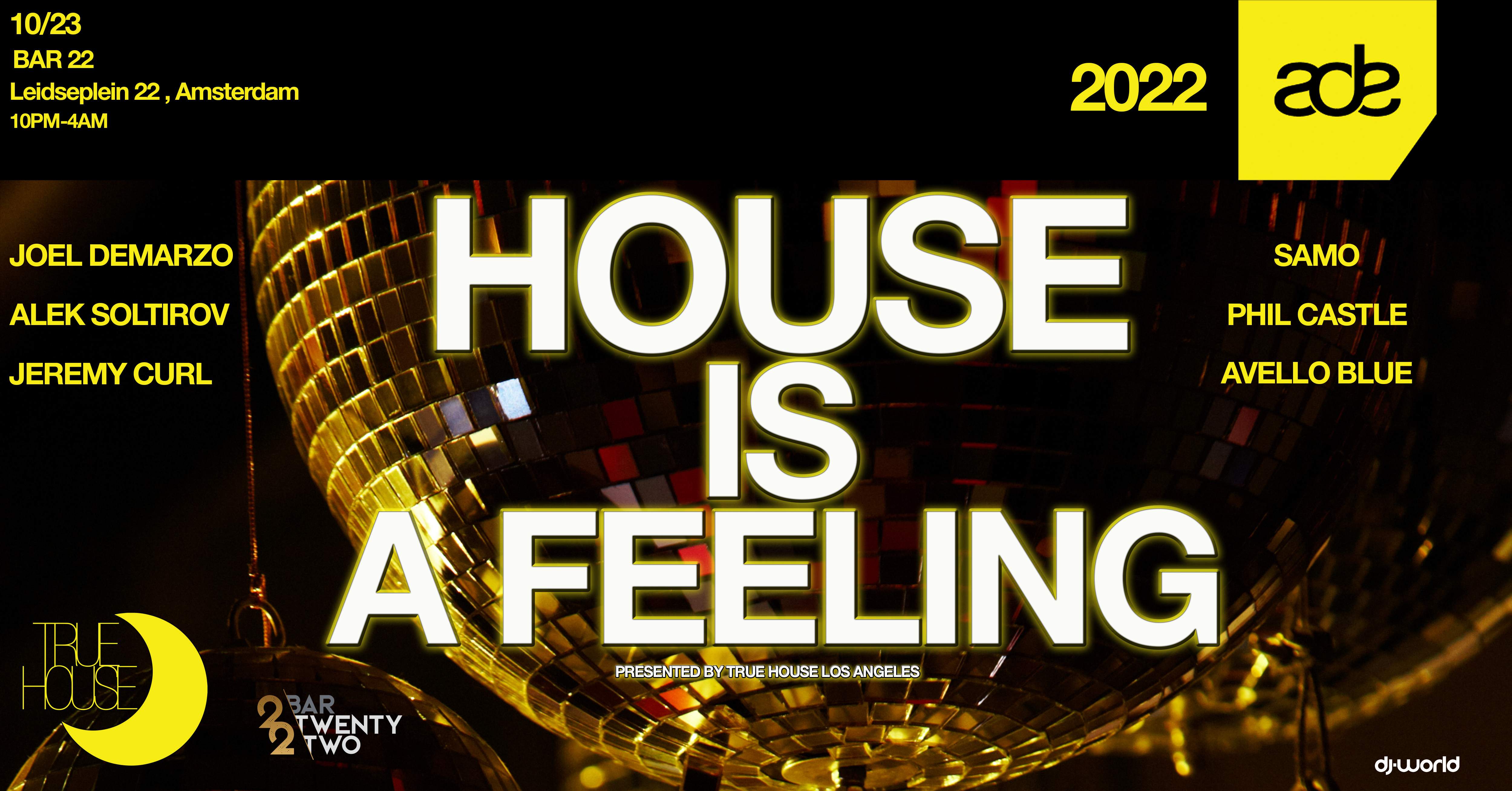 House is a Feeling - フライヤー裏