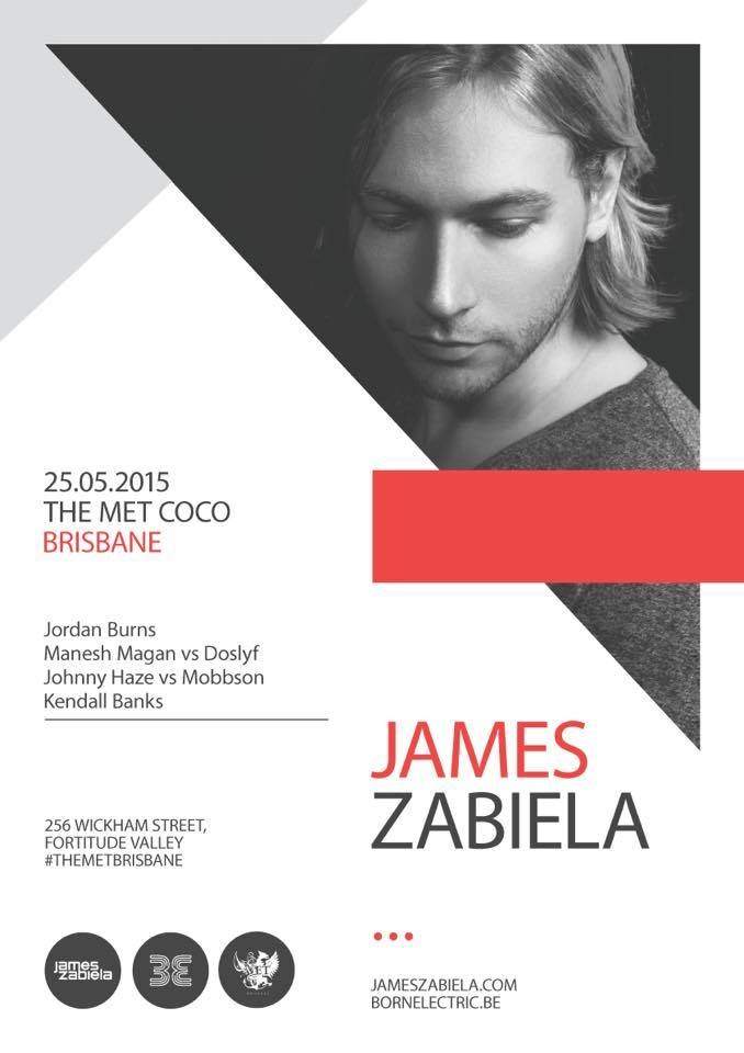 The Met Coco presents James Zabiela - フライヤー表