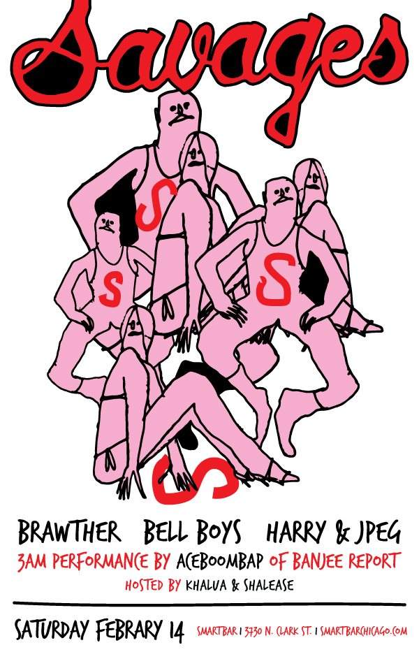 Savages with Brawther - Bell Boys - Harry & Jpeg - Página frontal