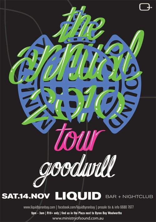 Ministry Of Sound Annual 2010 Tour - フライヤー表