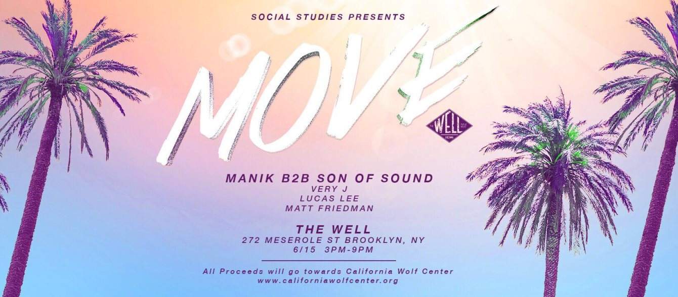 Move for Wolves with MANIK + Son of Sound - フライヤー表