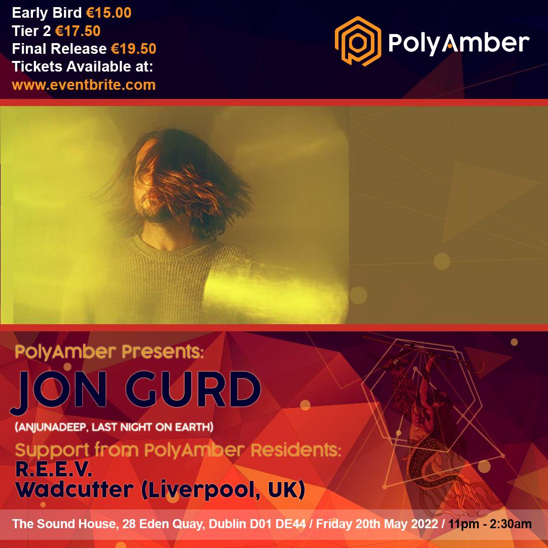 PolyAmber presents Jon Gurd - Página frontal