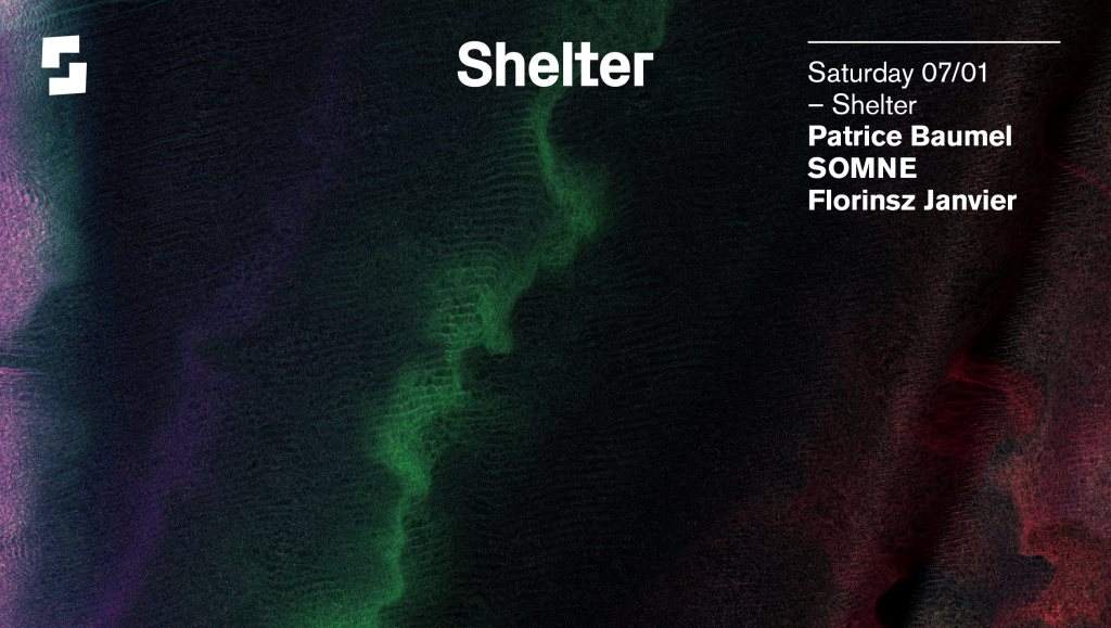 Shelter; Patrice Baumel, Somne, Florinsz Janvier - Página frontal