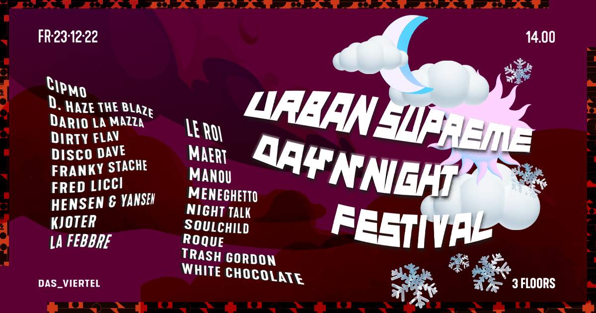 Urban Supreme Day'n'Night Festival Club Edition - Página frontal