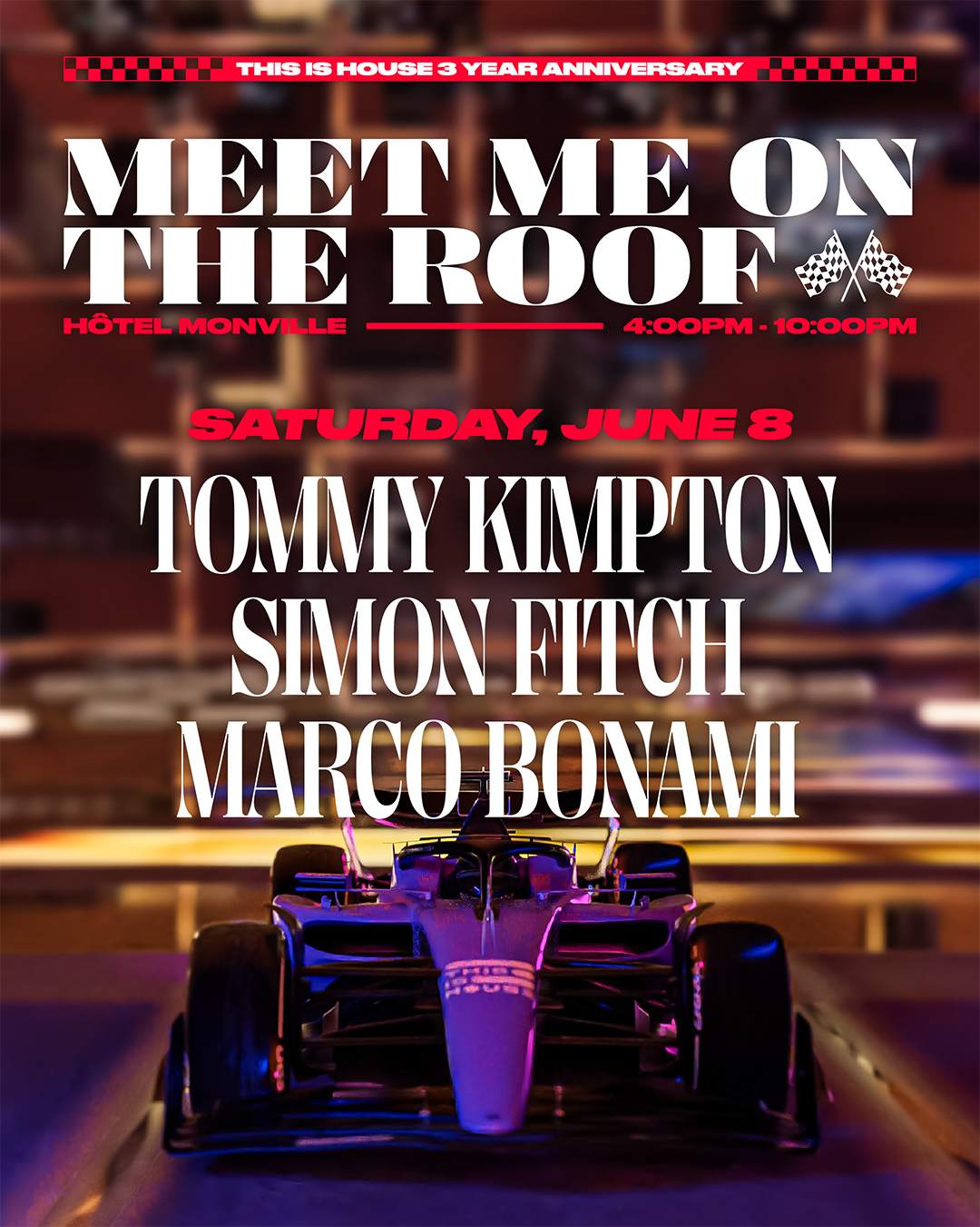 MEET ME ON THE ROOF Race Week - Saturday June 8th [THIS IS HOUSE 3 YEAR ...