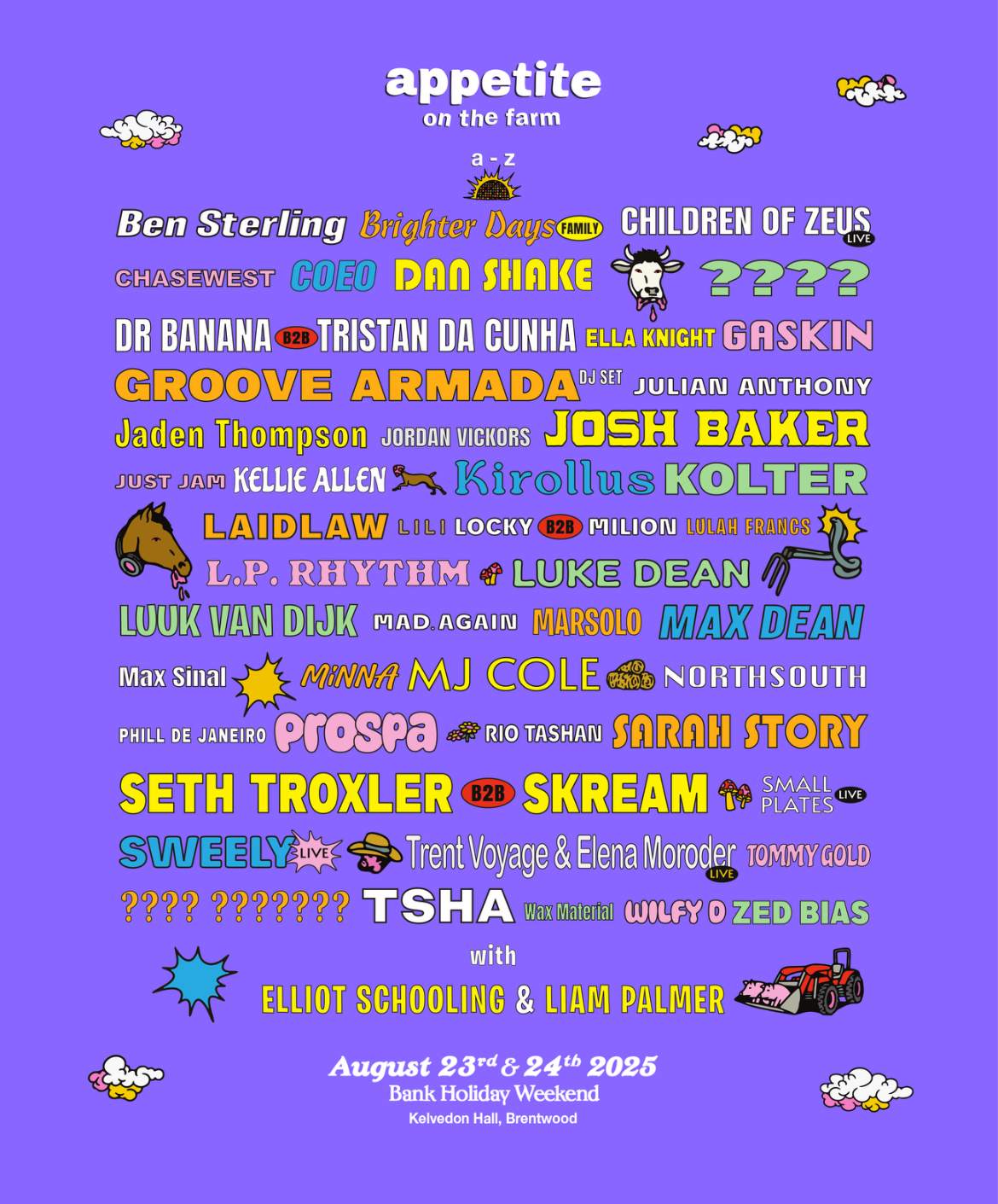 Appetite' On The Farm 2025 - Bank Holiday at Kelvedon Hall, London ...