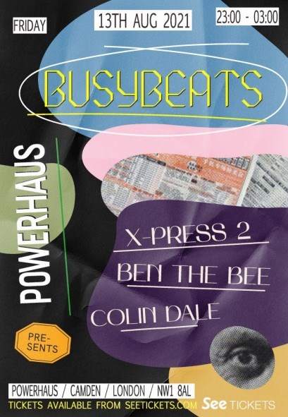 Powerhaus presents Busybeats - フライヤー表