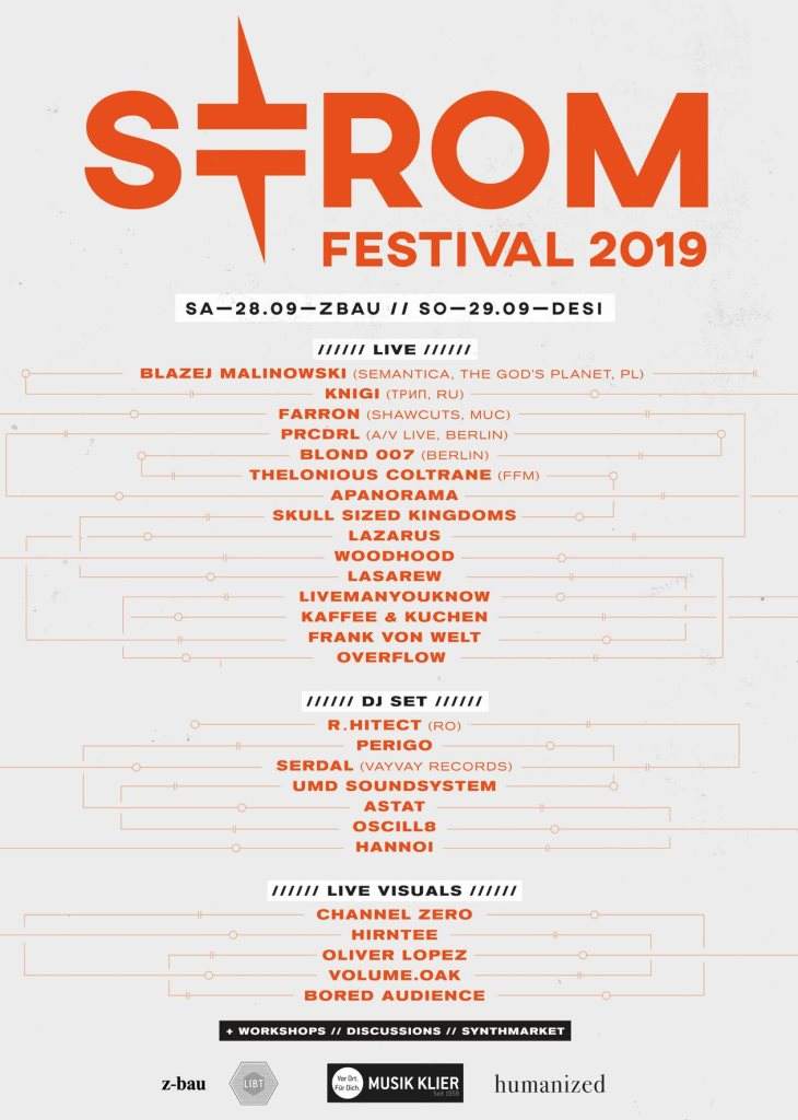 Strom Festival 2019 - フライヤー表