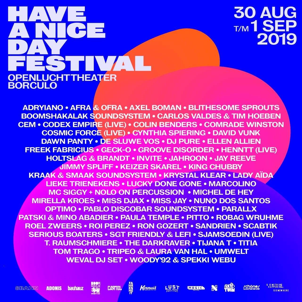 Have A Nice Day Festival - フライヤー表