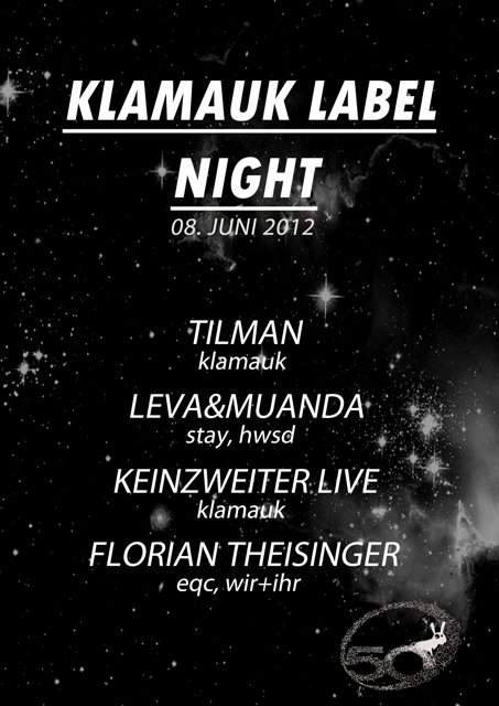 Klamauk Label Night - Página frontal