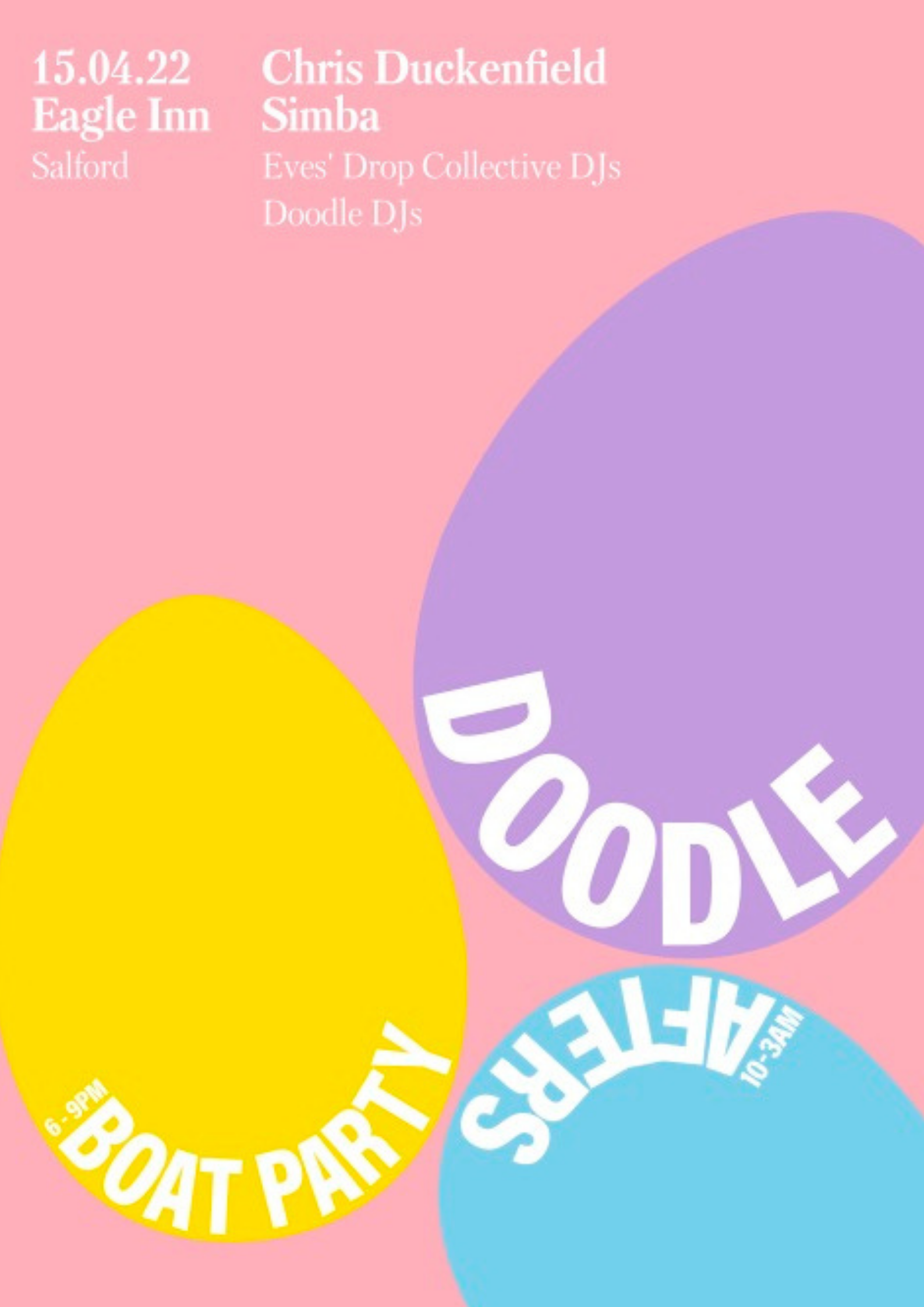 doodle with Chris Duckenfield - フライヤー表