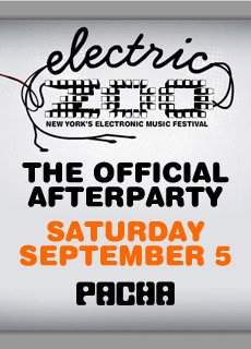 Official Electric Zoo Afterparty - Página frontal