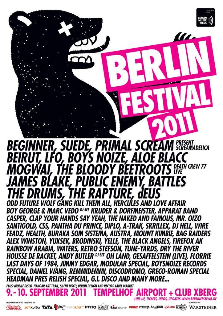 Berlin Festival 2011 - Página frontal