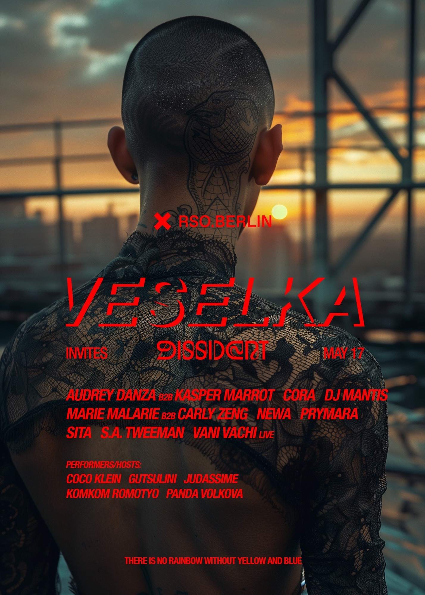 Veselka X Dissident w/ Audrey Danza, Kasper Marrot, Newa, SITA - Página frontal