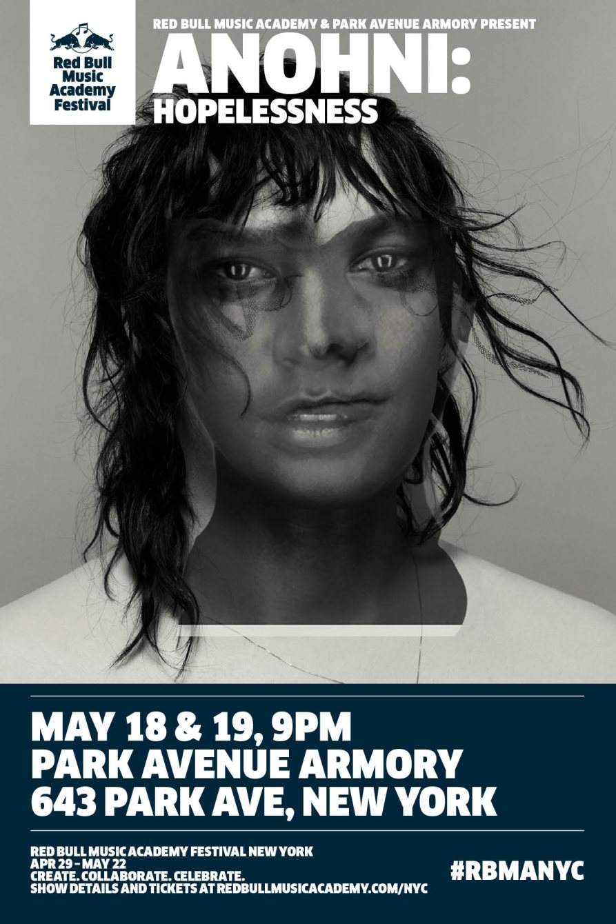 Red Bull Music Academy & Park Avenue Armory present Anohni: Hoplessness - Página frontal