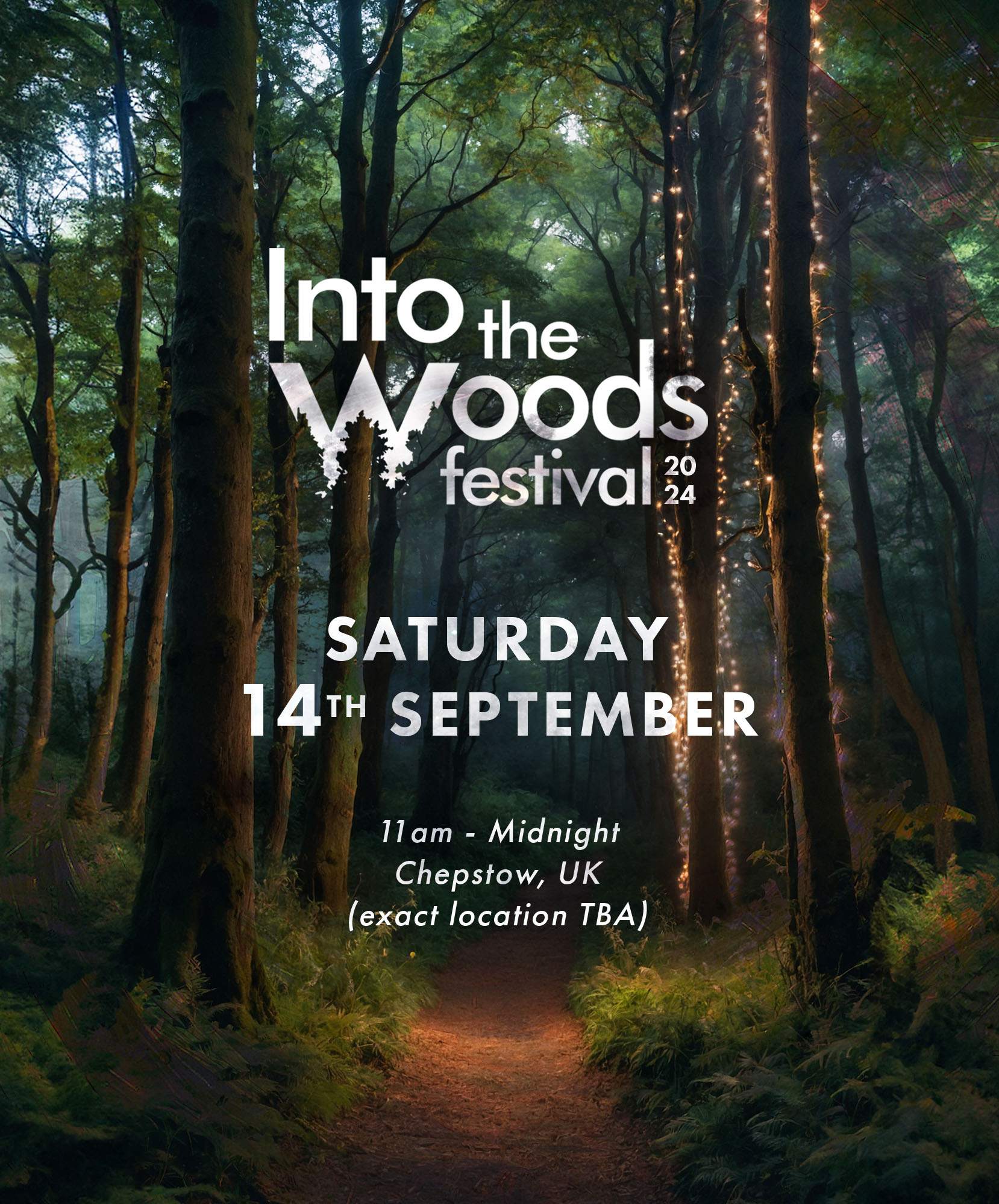 Into the Woods festival 2024 - フライヤー裏