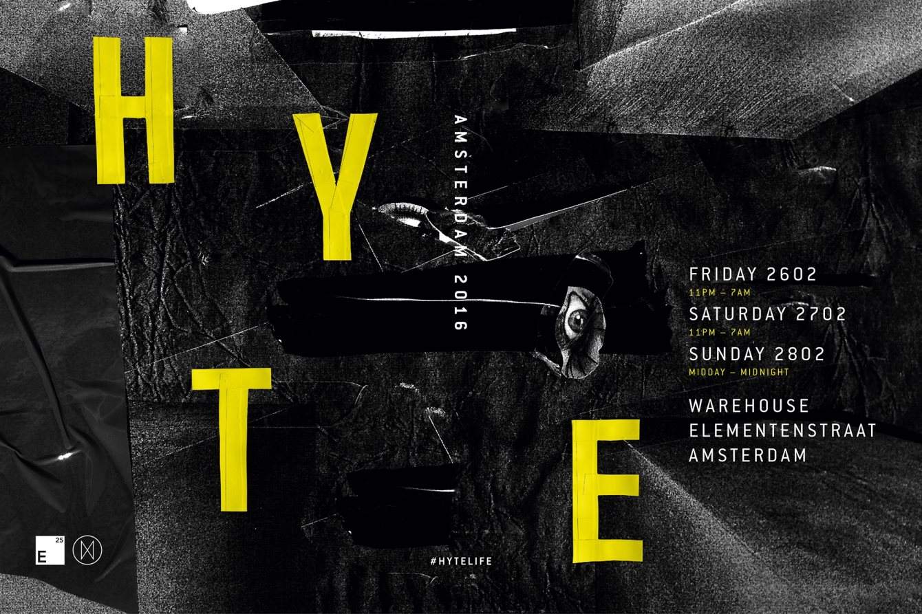 HYTE Amsterdam Weekender - Loco Dice, Kenny Dope & More - Página trasera